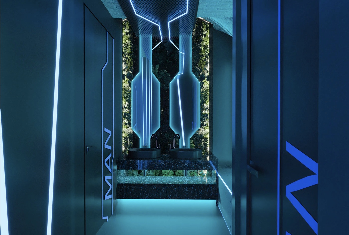 CheckPoint Cyber Club interior render 6