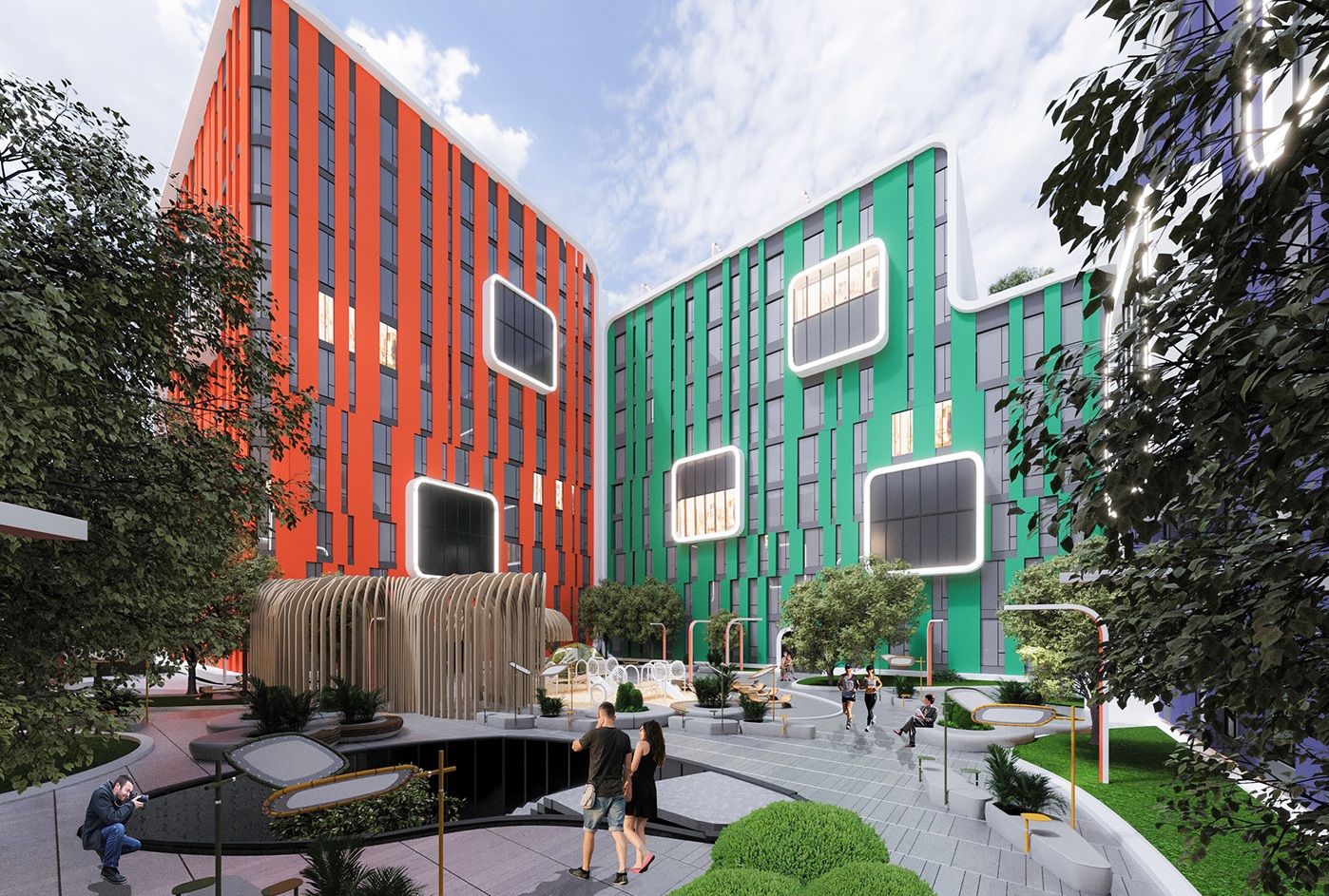 Bucharest Smart City exterior render 3