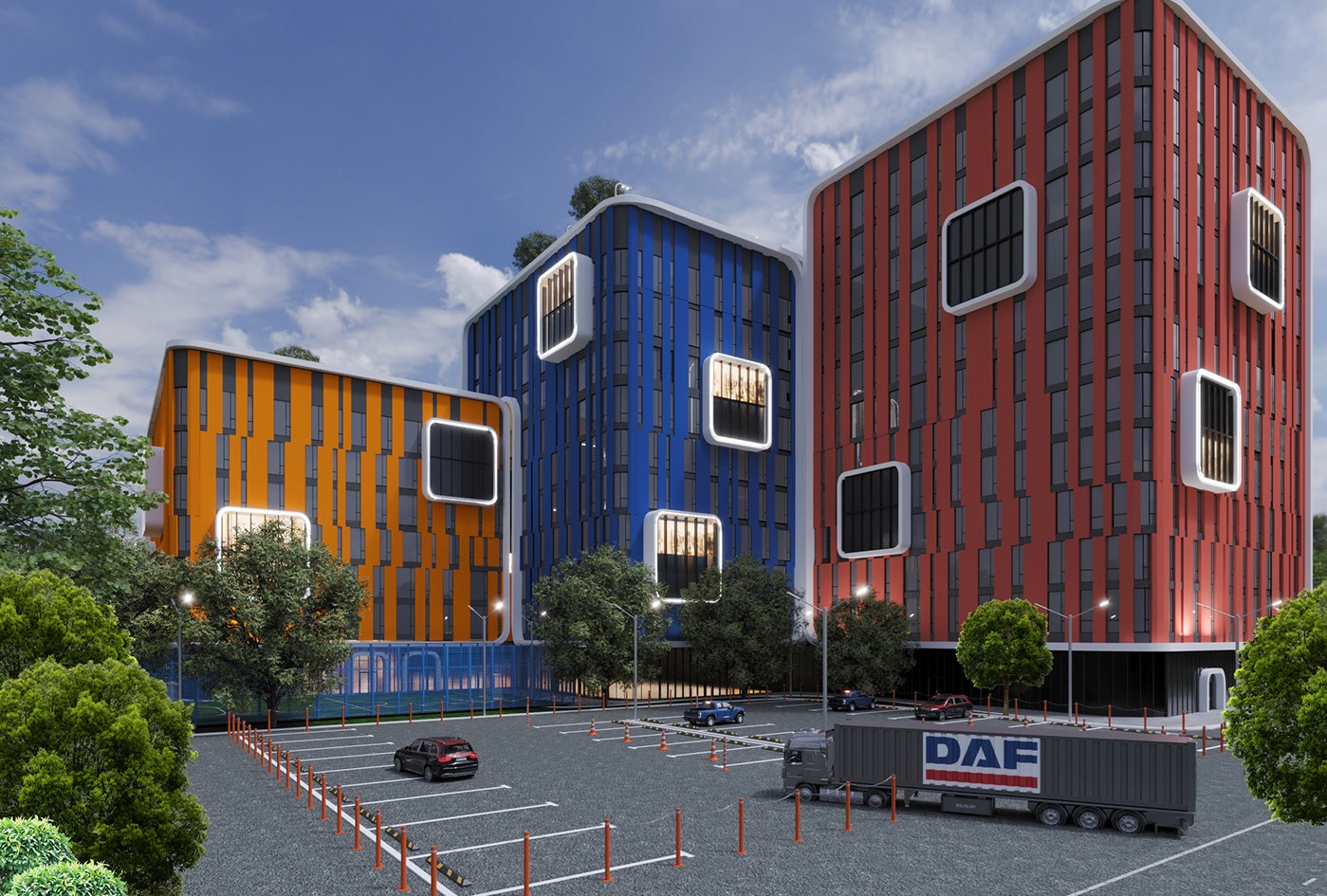 Bucharest Smart City exterior render 5