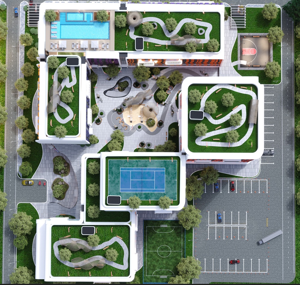 Bucharest Smart City exterior render 7