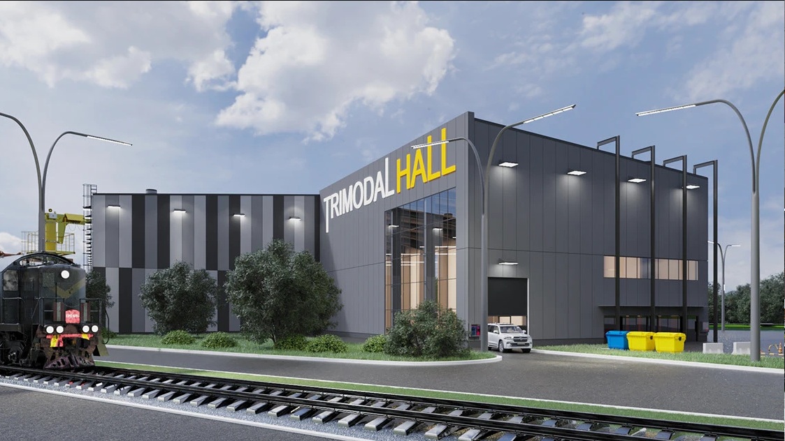 доки, 3D дизайн, сучасний інтер’єр, причал, пристань, trimodal Hall, архітектурна 3D візуалізація